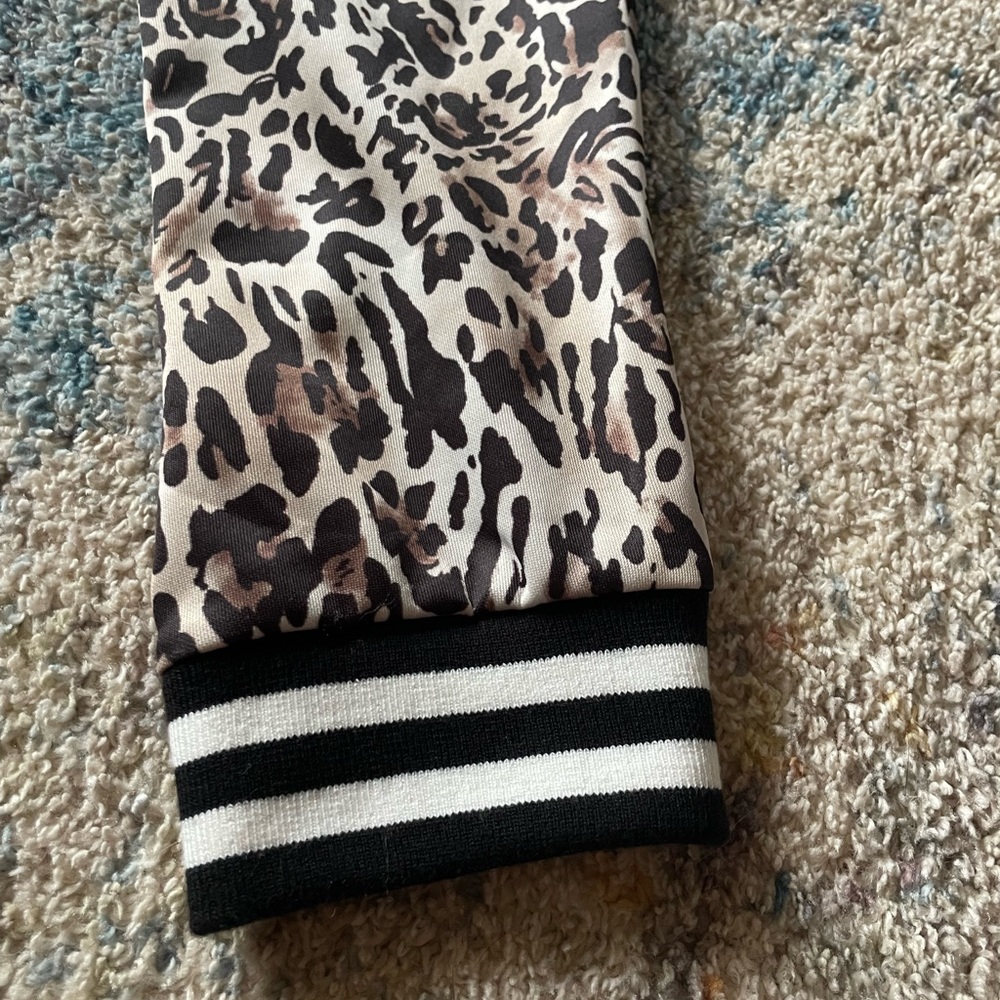 Unique Leopard Print Track Jacket - Picture 6 of 7
